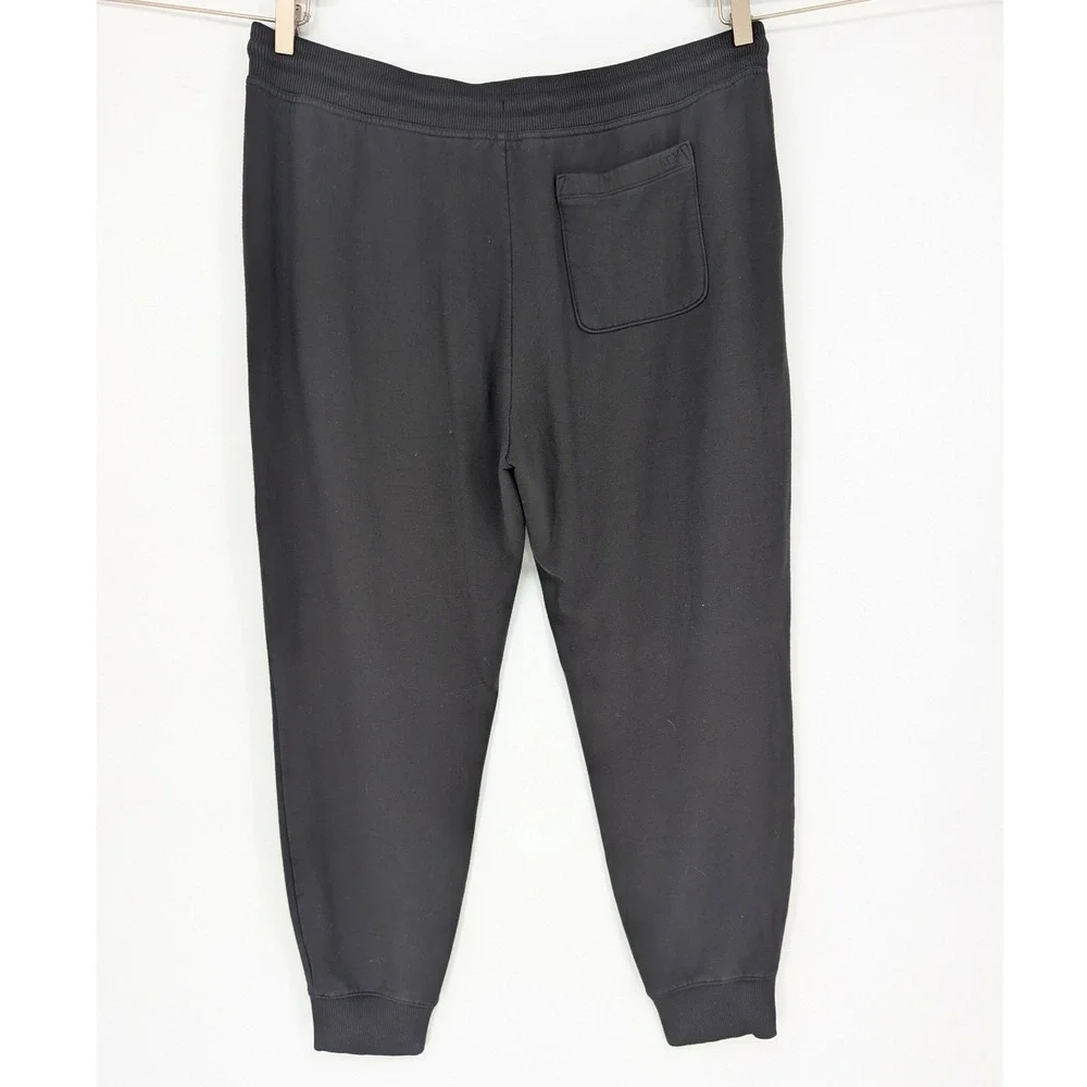 Vineyard‎ Vines Joggers Women XL Black Fleece Lined Athleisure Lounge Comfy